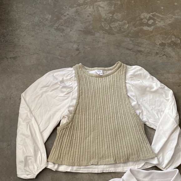 Zara girls shirts and bodysuit. Size 13-14 - Picture 3 of 4